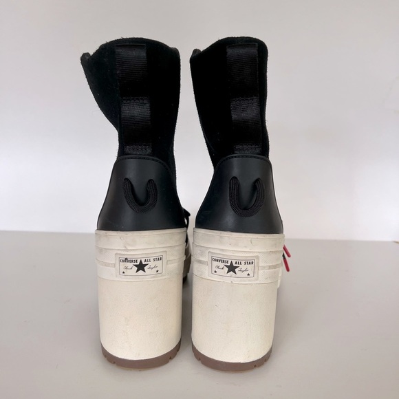 Converse Chuck Taylor All Star GR82 Extra High ‘Black Egret’ Heel, size 7 - Picture 4 of 10